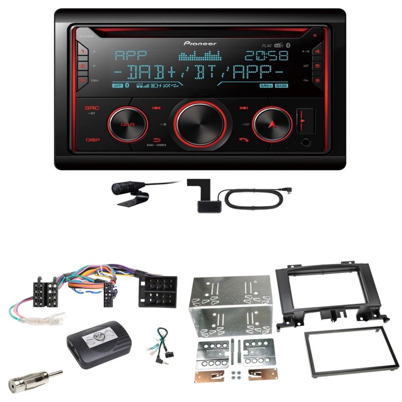 Pioneer FH-S820DAB DAB+ Bluetooth Einbauset für Mercedes Sprinter W906 Crafter Pioneer FH-S820DAB DAB+ Bluetooth Einbauset für Mercedes Sprinter W906 Crafter