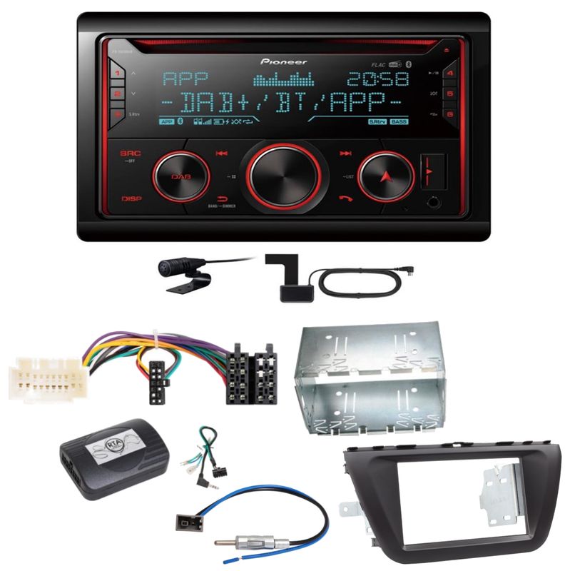 Pioneer FH-S820DAB Digitalradio Bluetooth FLAC Einbauset für Suzuki SX4 S-Cross Pioneer FH-S820DAB Digitalradio Bluetooth FLAC Einbauset für Suzuki SX4 S-Cross