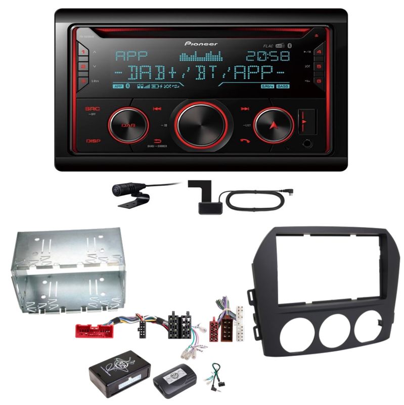 Pioneer FH-S820DAB Digitalradio Bluetooth FLAC CD Einbauset für Mazda MX-5 NC FL Pioneer FH-S820DAB Digitalradio Bluetooth FLAC CD Einbauset für Mazda MX-5 NC FL