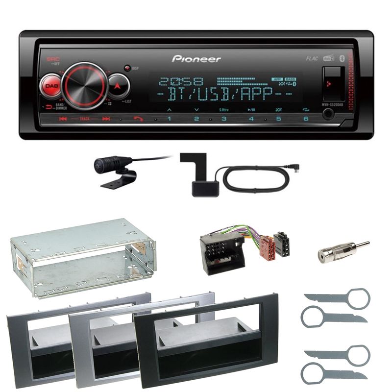 Pioneer MVH-S520DAB USB Digitalradio Einbauset für Ford Kuga Fusion Galaxy S-Max Pioneer MVH-S520DAB USB Digitalradio Einbauset für Ford Kuga Fusion Galaxy S-Max