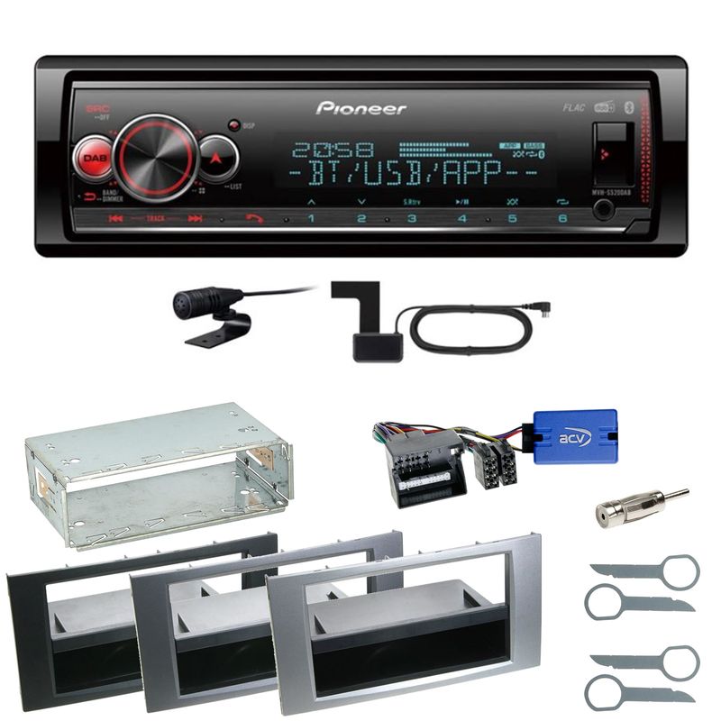 Pioneer MVH-S520DAB USB Digitalradio Einbauset für Ford Kuga Fusion Galaxy S-Max Pioneer MVH-S520DAB USB Digitalradio Einbauset für Ford Kuga Fusion Galaxy S-Max