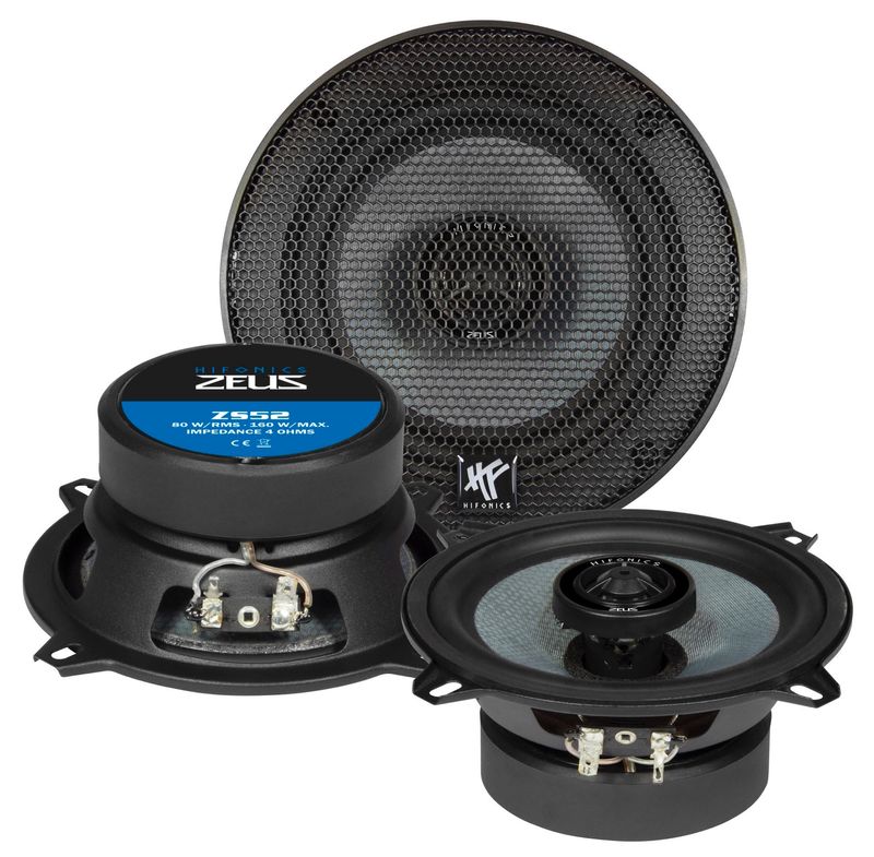 HIFONICS ZEUS ZS52 13 cm 2-Wege Koaxial Lautsprecher 160 Watt max 130 mm