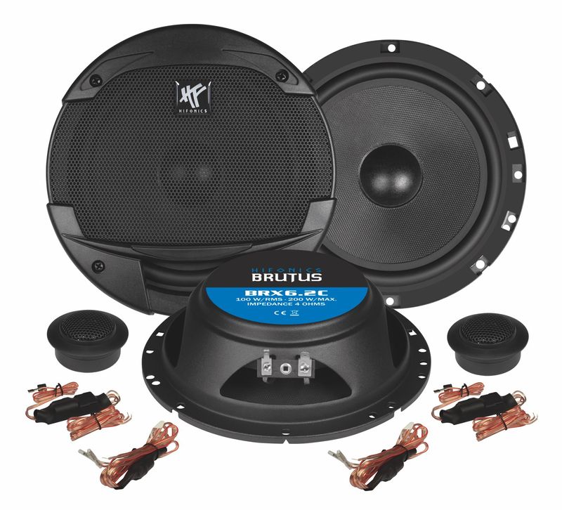 HIFONICS BRUTUS BRX6.2C 16,5 cm 2-Wege Komponenten System Lautsprecher 165 mm HIFONICS BRUTUS BRX6.2C 16,5 cm 2-Wege Komponenten System Lautsprecher 165 mm