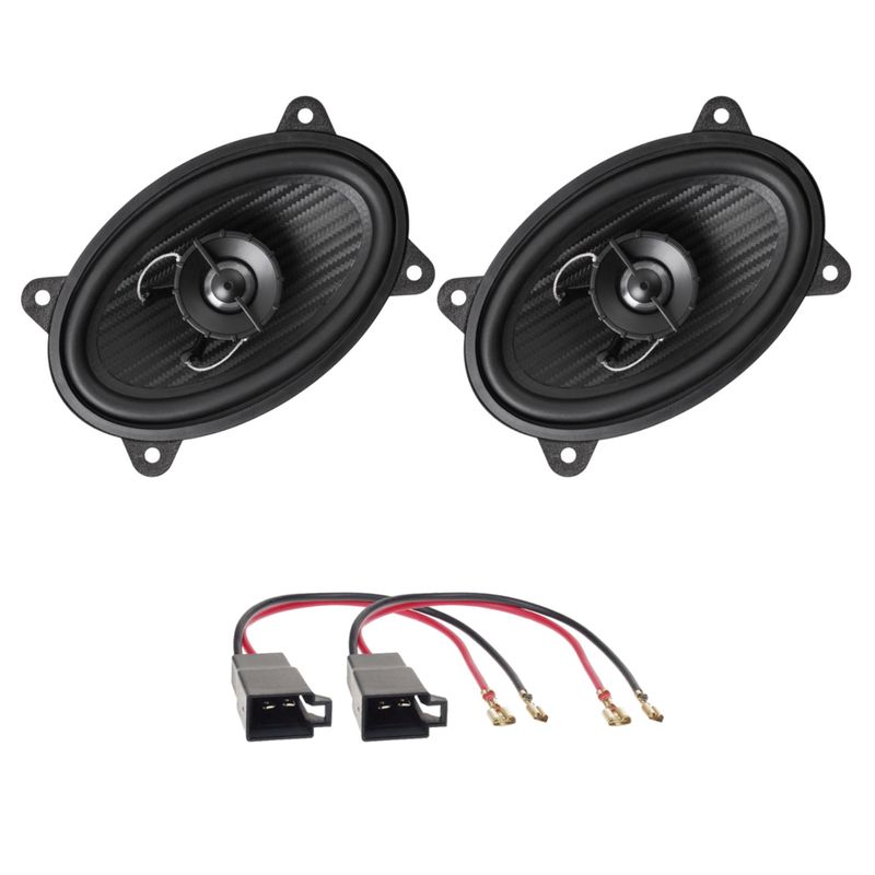 ESX HORIZON HZ-462 Koaxial Lautsprecher 3 Ohm Einbauset für Golf 1 vorne hinten ESX HORIZON HZ-462 Koaxial Lautsprecher 3 Ohm Einbauset für Golf 1 vorne hinten