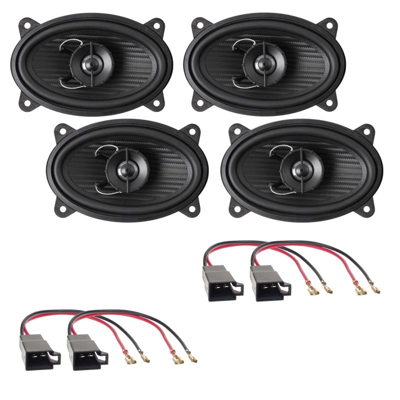 ESX HORIZON HZ-462 Koaxial Lautsprecher Einbauset für Golf 1 vorne und hinten ESX HORIZON HZ-462 Koaxial Lautsprecher Einbauset für Golf 1 vorne und hinten