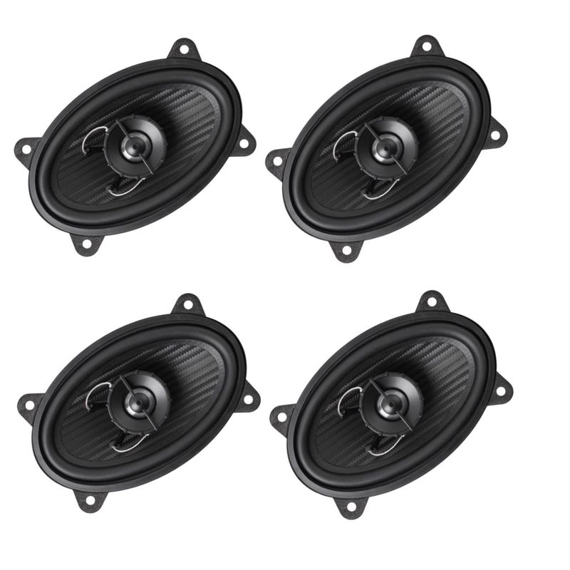ESX HORIZON HZ-462 Lautsprecher 3 Ohm Einbauset für BMW 3er E21 vorne und hinten