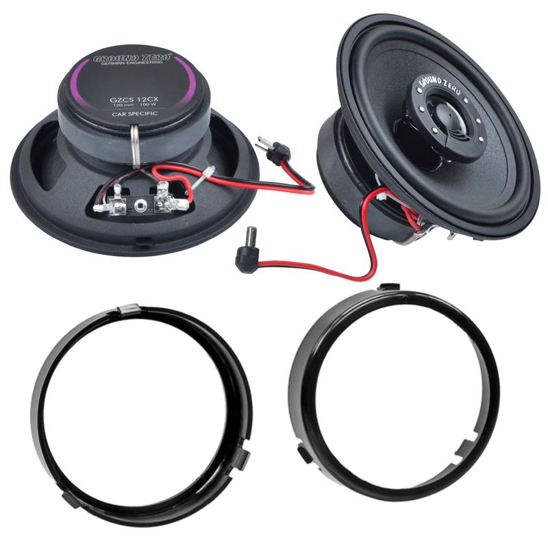 Ground Zero GZCS 12CX 2 Wege Koaxial Lautsprecher für Hutablage W124 Limousine Ground Zero GZCS 12CX 2 Wege Koaxial Lautsprecher für Hutablage W124 Limousine