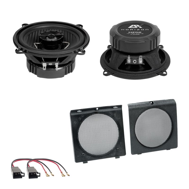 ESX HORIZON HZ-52 Lautsprecher 13 cm Koaxial Einbauset für Golf 2 Türen vorne ESX HORIZON HZ-52 Lautsprecher 13 cm Koaxial Einbauset für Golf 2 Türen vorne