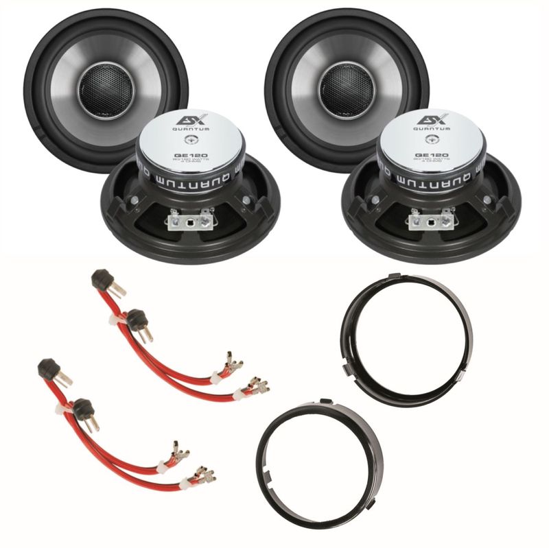 ESX QE120 12 cm 2 Wege Koaxial Lautsprecher vorne und hinten für W124 Limo ESX QE120 12 cm 2 Wege Koaxial Lautsprecher vorne und hinten für W124 Limo