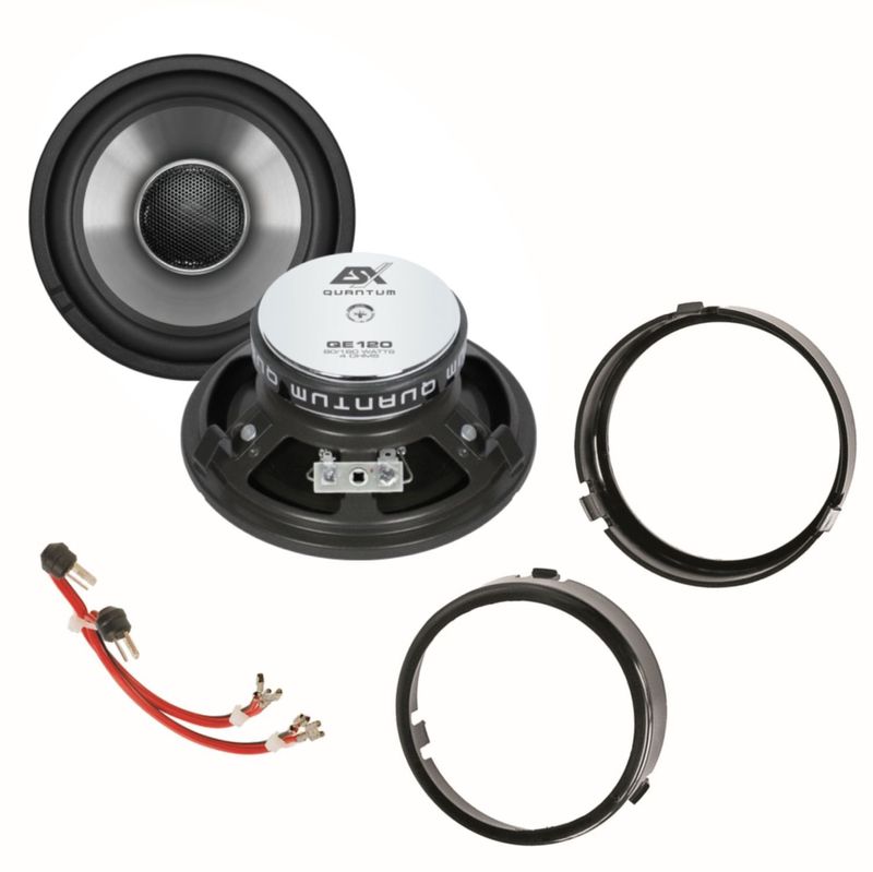 ESX QE120 12 cm 2 Wege Koaxial Lautsprecher für Hutablage W124 Limousine ESX QE120 12 cm 2 Wege Koaxial Lautsprecher für Hutablage W124 Limousine