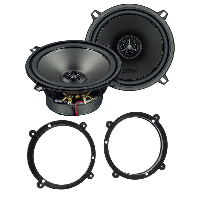 AXTON ATX130 Lautsprecher 13 cm Koaxial 4 Ohm Einbauset für Audi A3 8L vorne