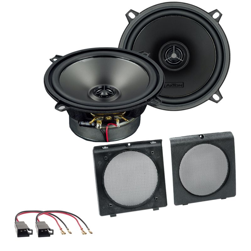 AXTON ATX130 Lautsprecher 13 cm Koaxial 4 Ohm Einbauset für Golf 2 Türen vorne AXTON ATX130 Lautsprecher 13 cm Koaxial 4 Ohm Einbauset für Golf 2 Türen vorne