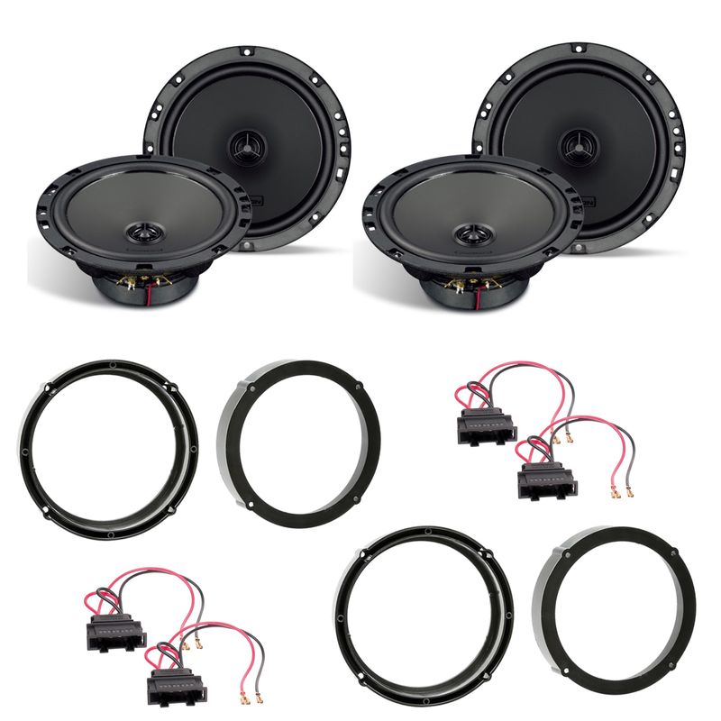 Axton ATX165 Koaxial Lautsprecher Einbauset für Up Mii Skoda Citigo vorne hinten Axton ATX165 Koaxial Lautsprecher Einbauset für Up Mii Skoda Citigo vorne hinten