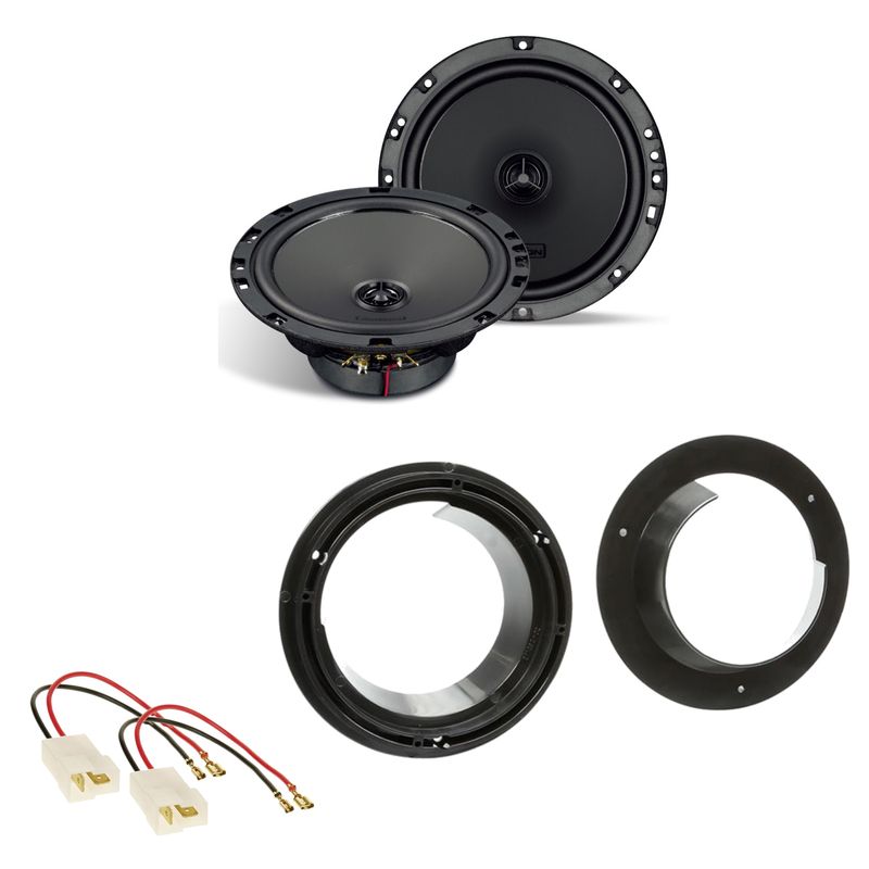 Axton ATX165 Koaxial Lautsprecher Einbauset für Suzuki Grand Vitara SX4 Swift