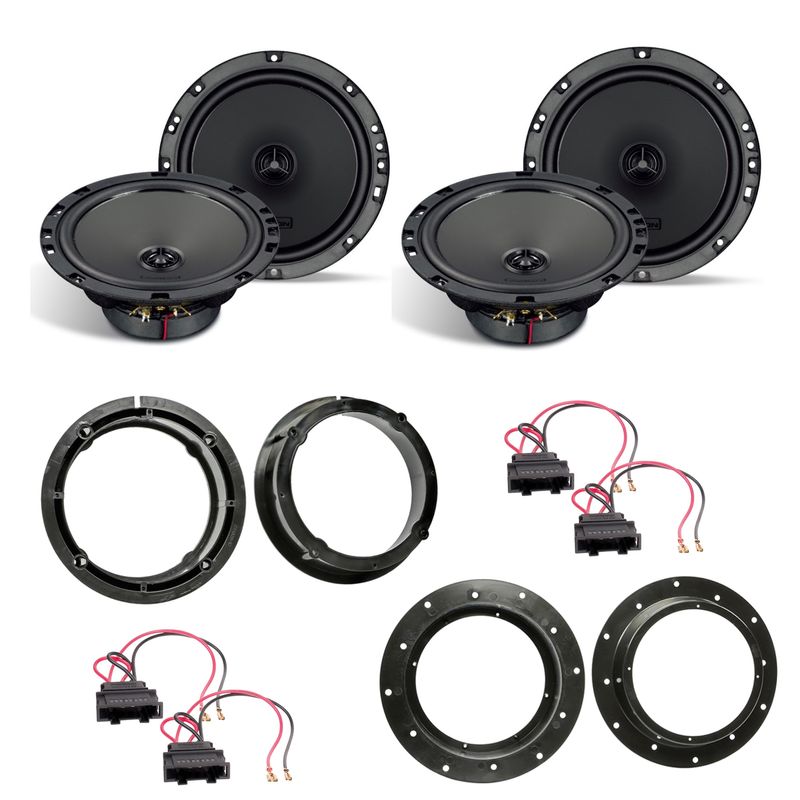 Axton ATX165 Koaxial Lautsprecher 2-Wege Einbauset für Golf 5 vorne hinten Axton ATX165 Koaxial Lautsprecher 2-Wege Einbauset für Golf 5 vorne hinten