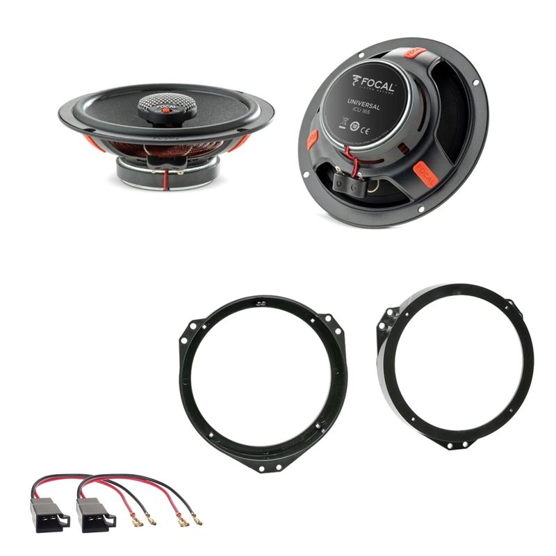 Focal ICU165 Koaxial Lautsprecher Einbauset für Omega B Vectra B Zafira A B Focal ICU165 Koaxial Lautsprecher Einbauset für Omega B Vectra B Zafira A B