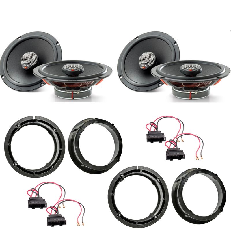 Focal ICU165 Koaxial Lautsprecher Einbauset für Seat Leon 1M Toledo vorne hinten Focal ICU165 Koaxial Lautsprecher Einbauset für Seat Leon 1M Toledo vorne hinten