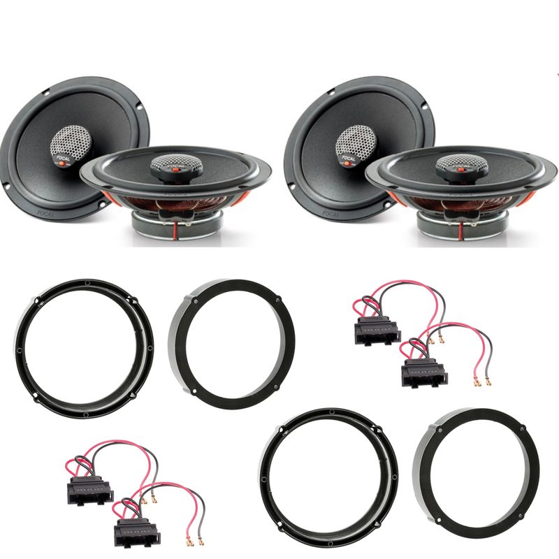 Focal ICU165 Koaxial Lautsprecher Einbauset für Up Mii Skoda Citigo vorne hinten Focal ICU165 Koaxial Lautsprecher Einbauset für Up Mii Skoda Citigo vorne hinten