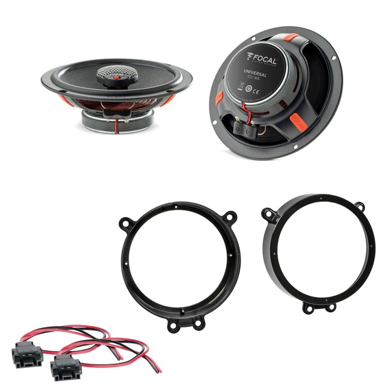 Focal ICU165 Koaxial Lautsprecher Einbauset für C Klasse W203 S203 CLC CL203 Focal ICU165 Koaxial Lautsprecher Einbauset für C Klasse W203 S203 CLC CL203
