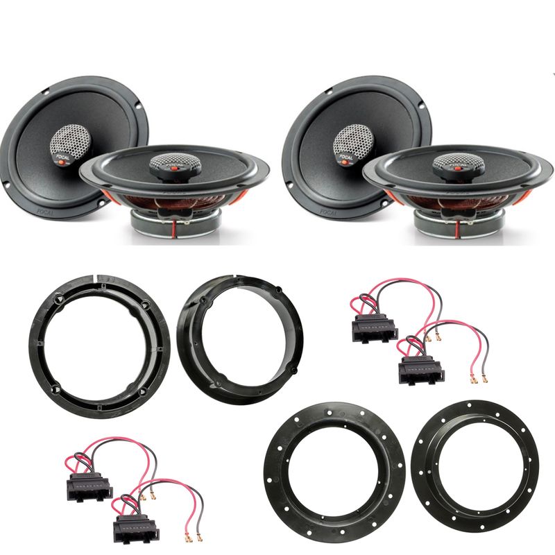 Focal ICU165 Koaxial Lautsprecher 2-Wege Einbauset für Golf 5 vorne hinten Focal ICU165 Koaxial Lautsprecher 2-Wege Einbauset für Golf 5 vorne hinten
