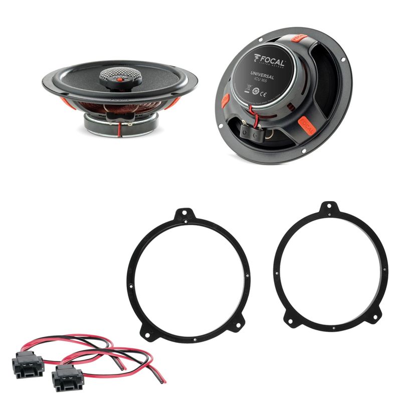 Focal ICU165 Koaxial Lautsprecher Einbauset für E46 Limousine Coupé Touring