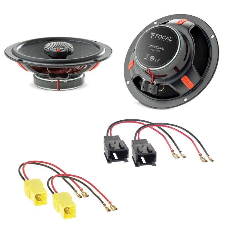 Focal ICU165 Koaxial Lautsprecher Einbauset für Citroen C2 C3 Pluriel C4 C5 C8 Focal ICU165 Koaxial Lautsprecher Einbauset für Citroen C2 C3 Pluriel C4 C5 C8