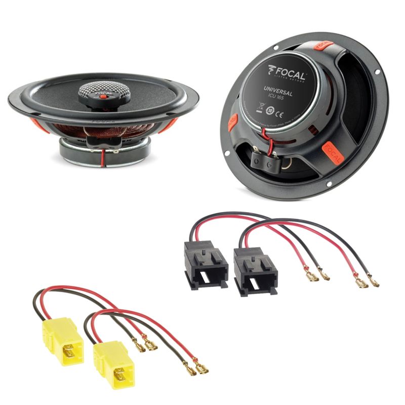 Focal ICU165 Koaxial Lautsprecher Einbauset für Peugeot 607 806 807 1007 Partner Focal ICU165 Koaxial Lautsprecher Einbauset für Peugeot 607 806 807 1007 Partner