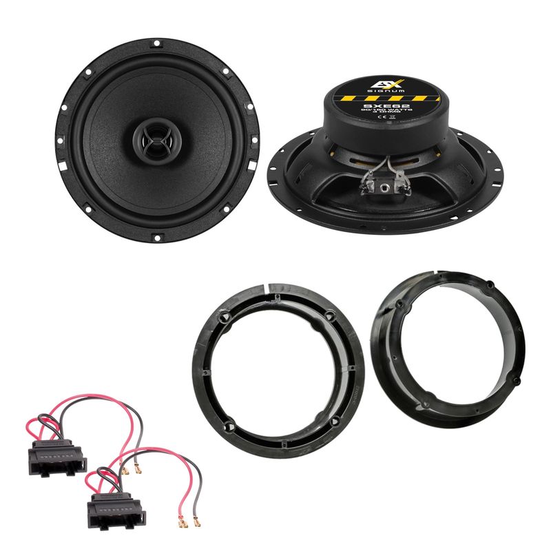 ESX SIGNUM SXE-62 Koaxial Lautsprecher 2-Wege Einbauset für Seat Leon 1M Toledo ESX SIGNUM SXE-62 Koaxial Lautsprecher 2-Wege Einbauset für Seat Leon 1M Toledo