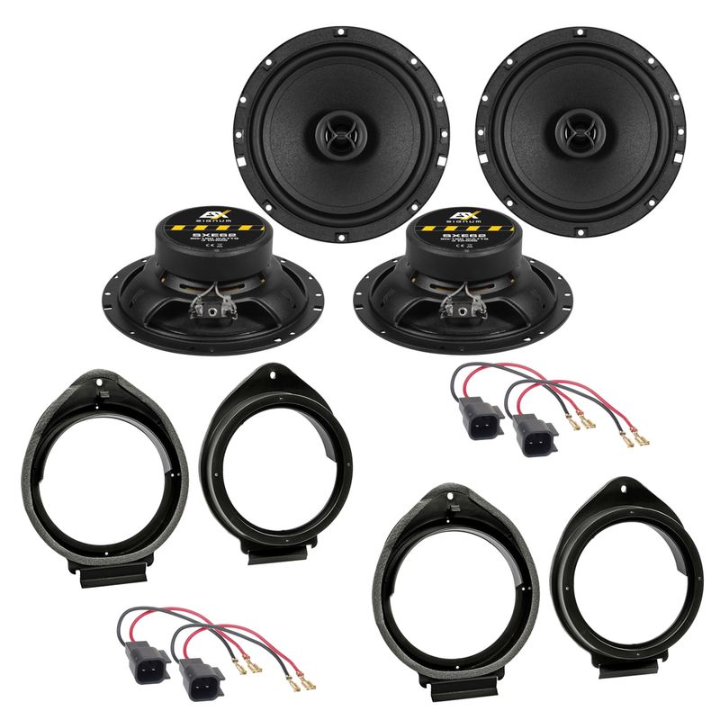 ESX SIGNUM SXE-62 Koaxial Einbauset für Opel Astra J Opel Mokka vorne hinten ESX SIGNUM SXE-62 Koaxial Einbauset für Opel Astra J Opel Mokka vorne hinten