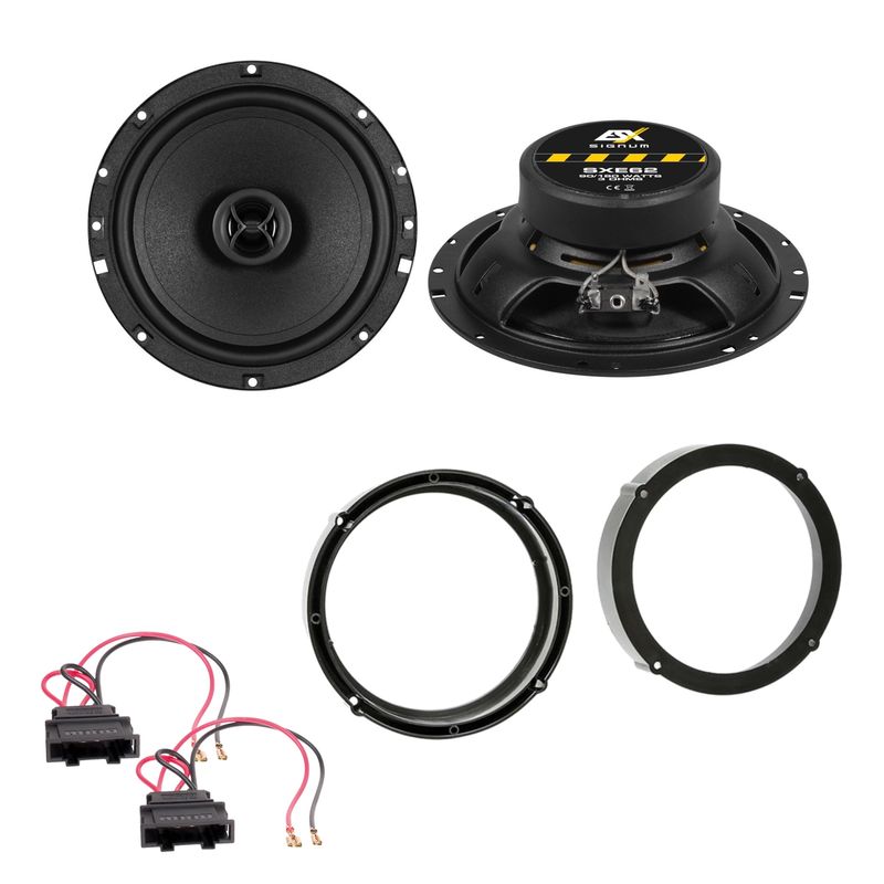 ESX SIGNUM SXE-62 Koaxial Lautsprecher Einbauset für Golf 6 7 Polo 6R Amarok ESX SIGNUM SXE-62 Koaxial Lautsprecher Einbauset für Golf 6 7 Polo 6R Amarok