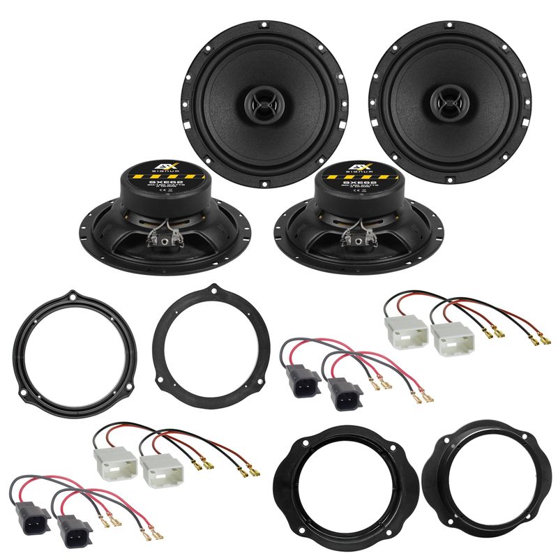 ESX SIGNUM SXE-62 Koaxial Einbauset für Ford Focus 2 C-Max Kuga vorne hinten ESX SIGNUM SXE-62 Koaxial Einbauset für Ford Focus 2 C-Max Kuga vorne hinten