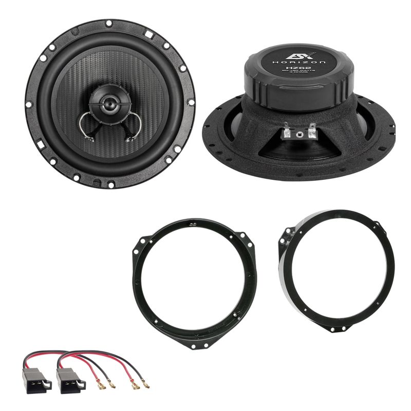 ESX HORIZON HZ-62 2-Wege Lautsprecher Einbauset für Omega B Vectra B Zafira A B ESX HORIZON HZ-62 2-Wege Lautsprecher Einbauset für Omega B Vectra B Zafira A B