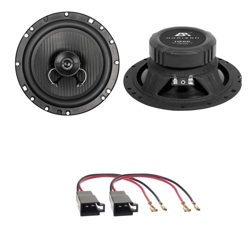 ESX HORIZON HZ-62 Koaxial Lautsprecher Einbauset für Golf 3 Vento Passat 35i ESX HORIZON HZ-62 Koaxial Lautsprecher Einbauset für Golf 3 Vento Passat 35i