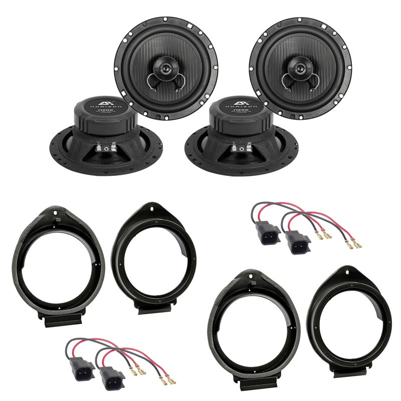 ESX HORIZON HZ-62 Koaxial Einbauset für Opel Astra J Opel Mokka vorne hinten ESX HORIZON HZ-62 Koaxial Einbauset für Opel Astra J Opel Mokka vorne hinten