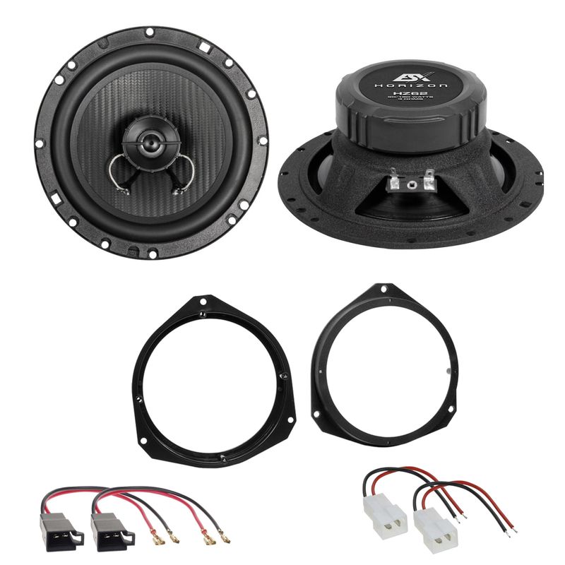 ESX HORIZON HZ-62 Koaxial Lautsprecher 2-Wege Einbauset für Ducato Jumper Boxer ESX HORIZON HZ-62 Koaxial Lautsprecher 2-Wege Einbauset für Ducato Jumper Boxer