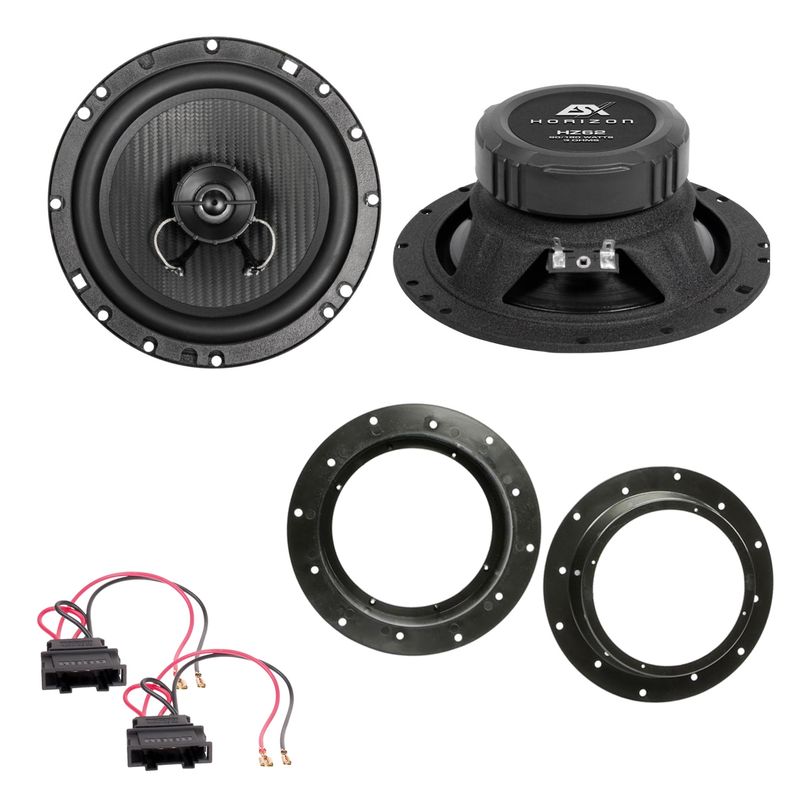 ESX HORIZON HZ-62 Koaxial Lautsprecher Einbauset für Tiguan Touran Touareg T5 ESX HORIZON HZ-62 Koaxial Lautsprecher Einbauset für Tiguan Touran Touareg T5