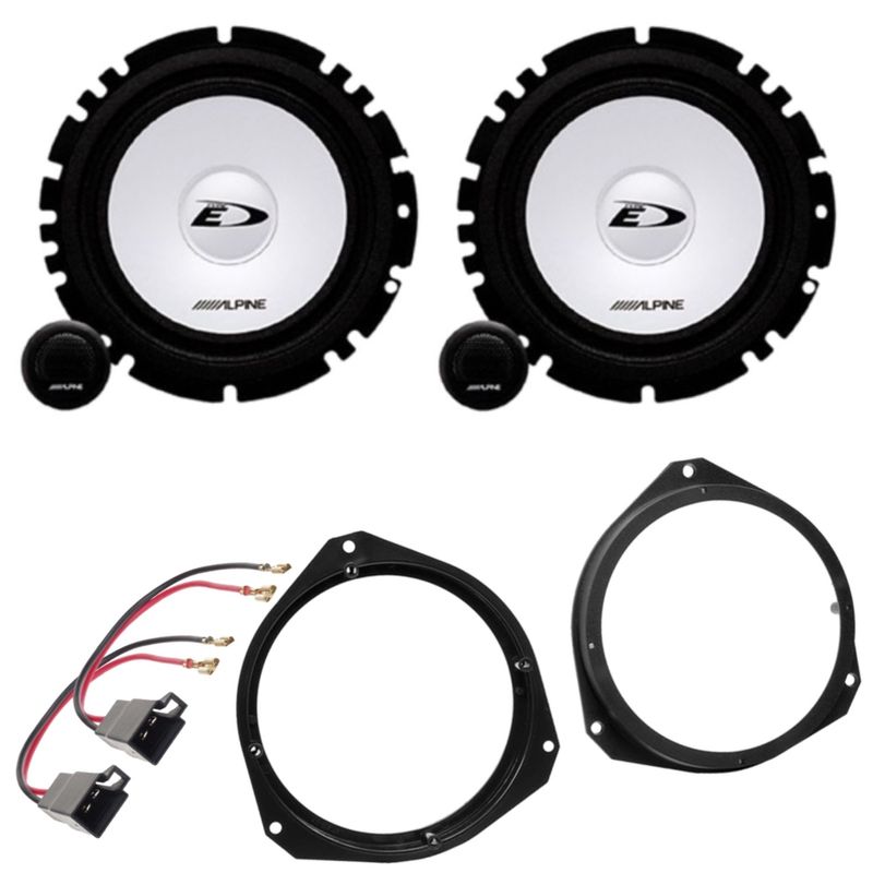 ALPINE SXE-1750S 16,5 cm Lautsprecher Einbauset für Opel Astra H Corsa D vorne ALPINE SXE-1750S 16,5 cm Lautsprecher Einbauset für Opel Astra H Corsa D vorne
