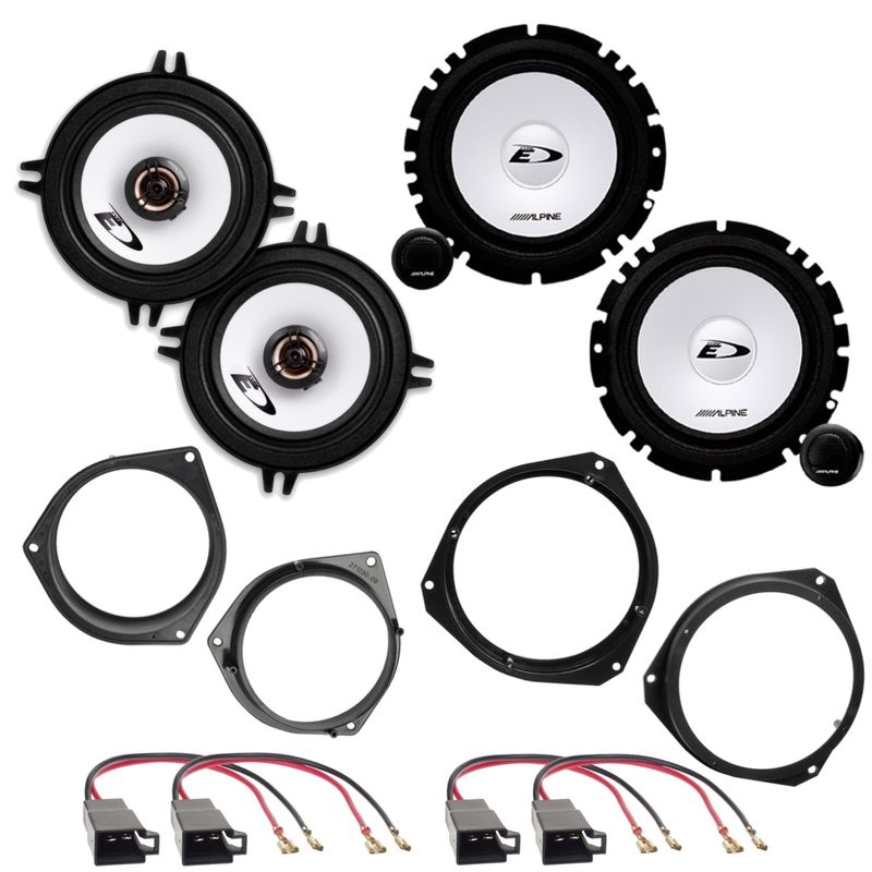 ALPINE SXE Lautsprecher Einbauset für Opel Corsa D Astra H vorne und hinten ALPINE SXE Lautsprecher Einbauset für Opel Corsa D Astra H vorne und hinten