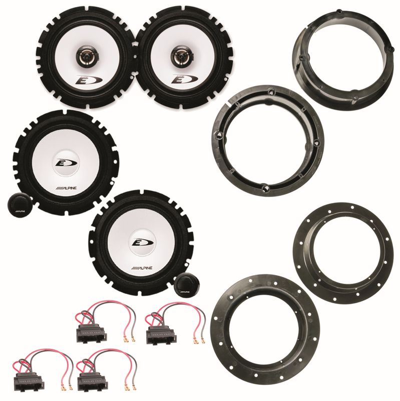 ALPINE SXE-1750S 1725S Lautsprecher Einbauset für Passat B8 Arteon vorne hinten ALPINE SXE-1750S 1725S Lautsprecher Einbauset für Passat B8 Arteon vorne hinten