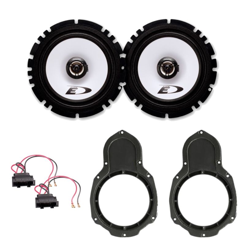 ALPINE SXE-1725S Lautsprecher Einbauset vorne passend für Passat B6 B7 3C CC ALPINE SXE-1725S Lautsprecher Einbauset vorne passend für Passat B6 B7 3C CC