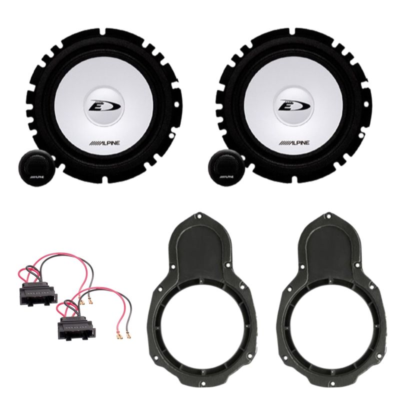 ALPINE SXE-1750S Lautsprecher Einbauset vorne passend für Passat B6 B7 3C CC ALPINE SXE-1750S Lautsprecher Einbauset vorne passend für Passat B6 B7 3C CC