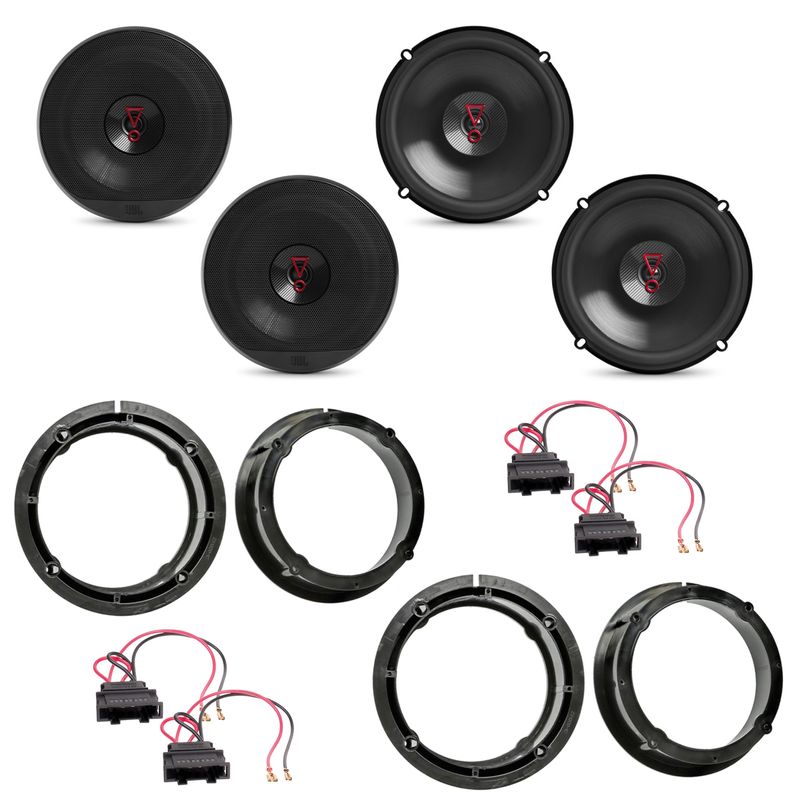 JBL Stage3 627 2-Wege 3 Ohm Lautsprecher Einbauset für Golf 4 Bora vorne hinten JBL Stage3 627 2-Wege 3 Ohm Lautsprecher Einbauset für Golf 4 Bora vorne hinten