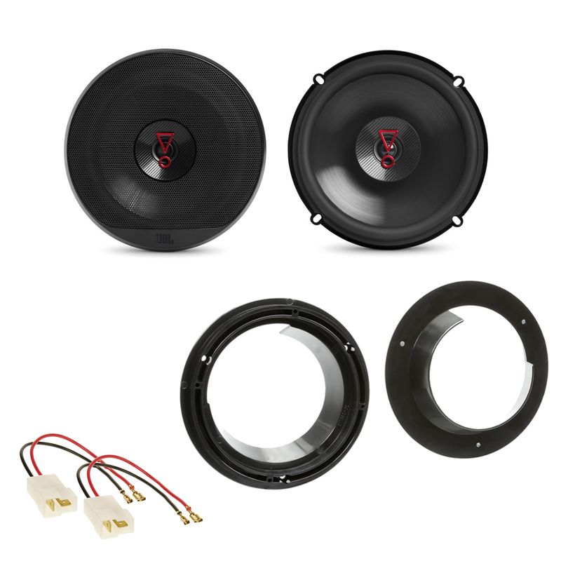 JBL Stage3 627 Koaxial Lautsprecher Einbauset für Suzuki Grand Vitara SX4 Swift
