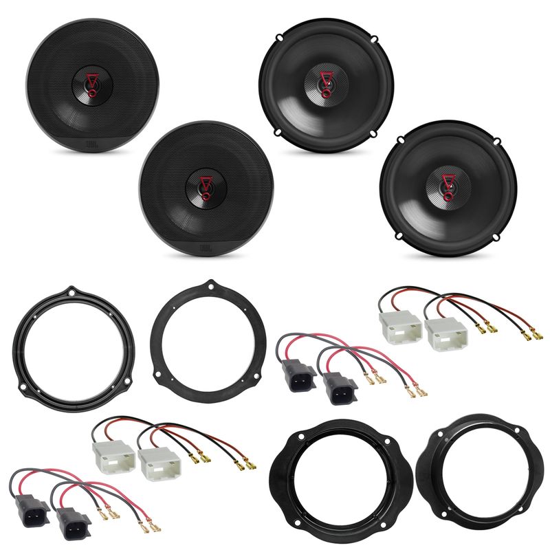 JBL Stage3 627 Lautsprecher Einbauset für Ford Focus 2 C-Max Kuga vorne hinten JBL Stage3 627 Lautsprecher Einbauset für Ford Focus 2 C-Max Kuga vorne hinten