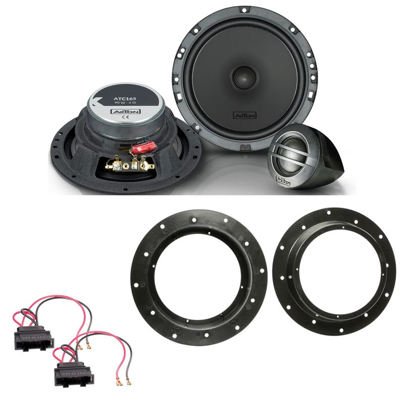 Axton ATC165 Lautsprecher Einbauset für Golf 5 Jetta Sharan Tiguan Touareg vorne Axton ATC165 Lautsprecher Einbauset für Golf 5 Jetta Sharan Tiguan Touareg vorne