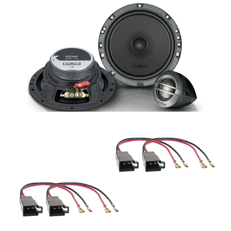 Axton ATC165 2-Wege Lautsprecher Einbauset für Golf 3 Vento Passat 35i vorne Axton ATC165 2-Wege Lautsprecher Einbauset für Golf 3 Vento Passat 35i vorne