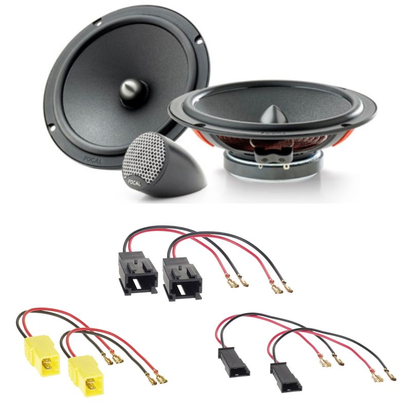 Focal ISU165 Lautsprecher Einbauset für Citroen C2 C3 Pluriel C4 C5 C8 vorne
