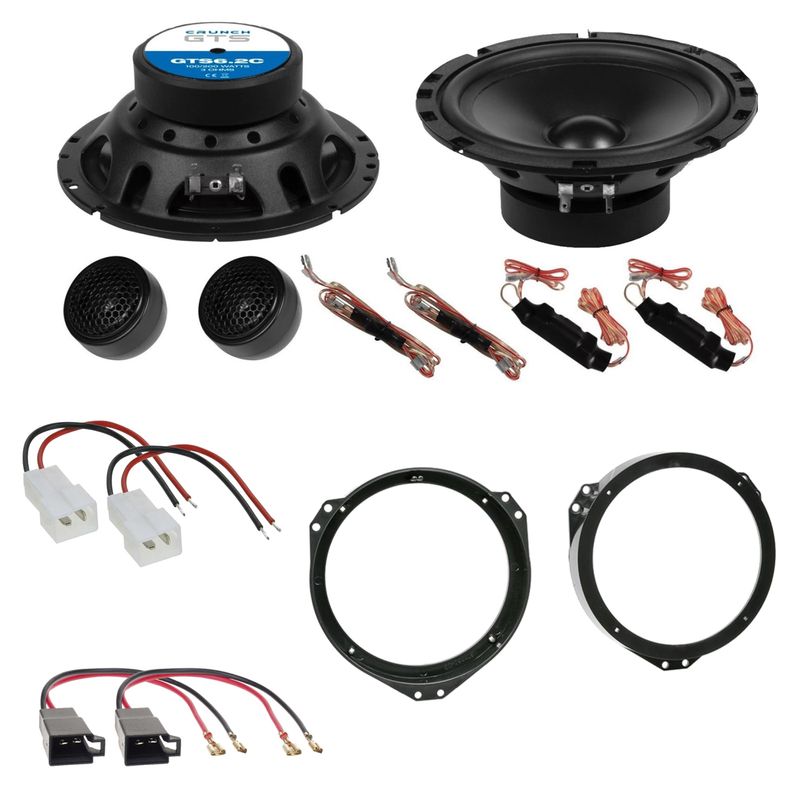 Crunch GTS-6.2C Lautsprecher Einbauset für Astra F G Calibra Meriva A vorne Crunch GTS-6.2C Lautsprecher Einbauset für Astra F G Calibra Meriva A vorne