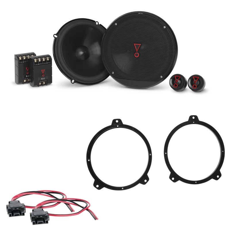 JBL Stage3 607C 2-Wege 3 Ohm Einbauset für 3er E46 Limousine Coupé Touring vorne