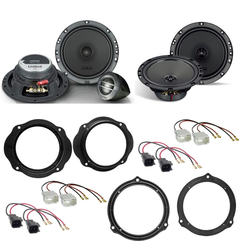 Axton ATC165 ATX165 2-Wege Lautsprecher Einbauset für Ford Focus 2 C-Max Kuga Axton ATC165 ATX165 2-Wege Lautsprecher Einbauset für Ford Focus 2 C-Max Kuga